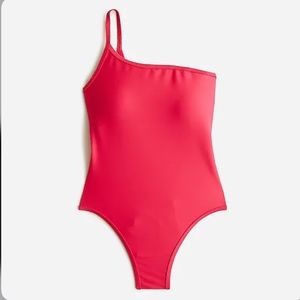 J. Crew NWT Ribbed One-Strap Modern One-Piece Swimsuit